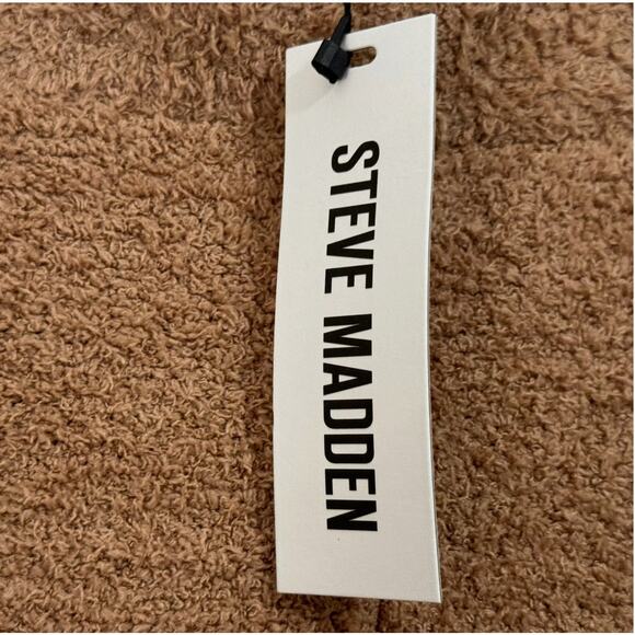 Steve Madden Pants Womens Medium Brown Praline Wide-Leg Chenille Sleep Comfort - Picture 3 of 7